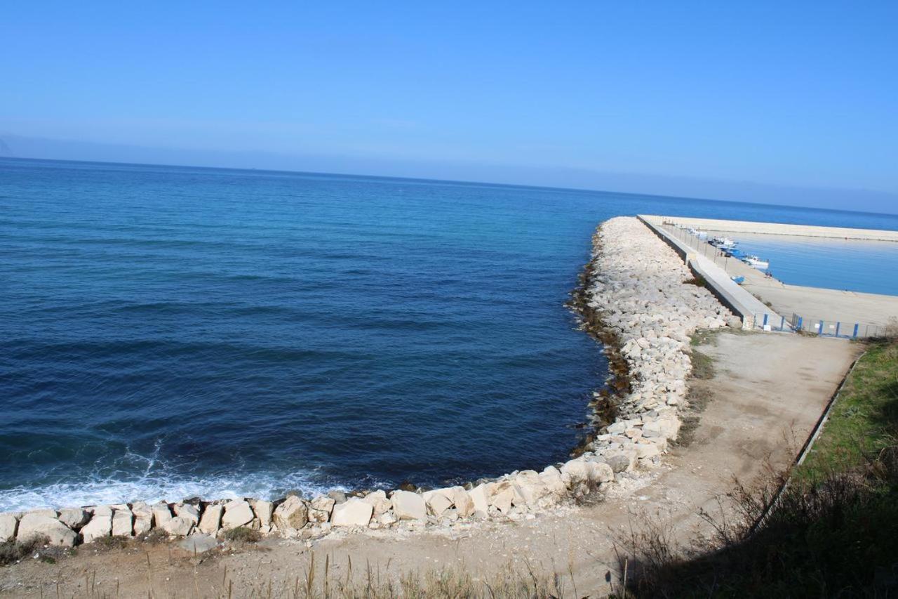 La Stanza Vicino Al Mare , Una Camera Da Letto E Bagno Con Balcone Vista Mare Daire Balestrate Dış mekan fotoğraf